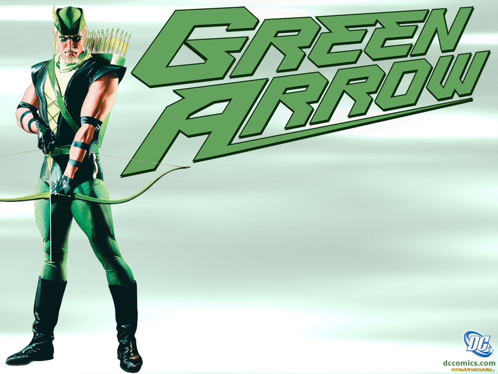 green, arrow, 